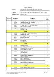 Fakulti komunikasi dan pengajian media, shah alam, 40450, malaysia. Pelan Pengajian Faculty Of Administrative Science And Policy Studies