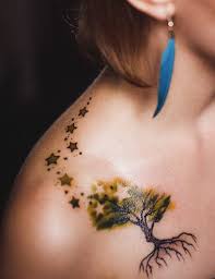 Unique Tree Tattoo Design For Girls Styles Time Tattoo Designs For Girls Tattoos Unique Tattoo Designs