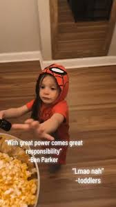 Spider-Man would get his a** kicked just saying #spiderman #girldad 🦍🐒🕷️