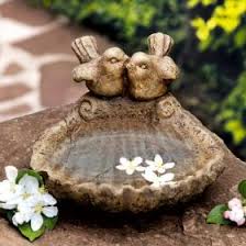 Vogelbad Hochzeitsgluck Gunstig Online Kaufen Mein Schoner Garten Decoracoes De Mesa Argila Artesanato