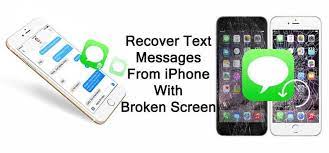 How To Retrieve Text Messages From Iphone With Broken Screen Broken Screen Iphone Information Text Messages