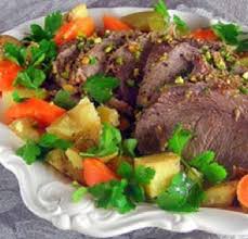 Season beef with salt and pepper and place, fat side up, in center of a shallow roasting pan. Beef Roast By Laura Pazzaglia Instant Pot