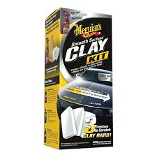 Meguiar S Smooth Surface Clay Kit Safe And Easy Car Claying For A Smooth As Glass Finish G191700 Walmart Com In 2020 Clay Bar Surface Car Wax