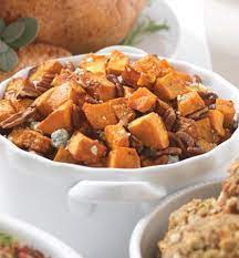 Sweet Potatoes With Blue Cheese Pecans Ralphs Recipe Yummy Side Dish Thanksgiving Turkey Dinner Eat Veggies
