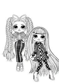 Omg doll coloring pages from lol surprise dolls. Lol Omg Coloring Pages Youloveit Com