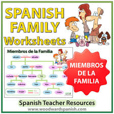 Spanish Family Tree Worksheets