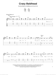 Download and print crazy baldhead sheet music for guitar (chords) by bob marley. Marley Crazy Baldhead Sheet Music For Guitar Solo Easy Tablature