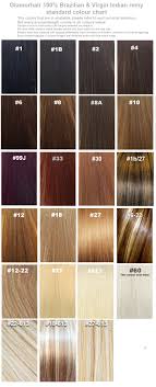 Glamorhair Color Chart