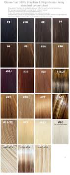 glamorhair color chart