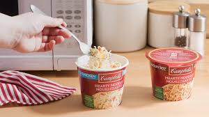 Just pop your favorite campbell's® soup in the microwave—and satisfy on the go. Soups On The Go Campbell Company Of Canada