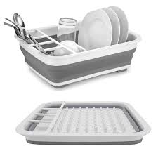 Maybe you would like to learn more about one of these? Collapsible Dish Drying Rack Foldable Dish Rack Portable Dish Drainers For Kitchen Counter Collapsible Over The Sink Dish Drainer Drying Rack For Rv Camping Marine Dish Tub Walmart Canada