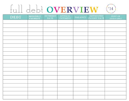 Paying Off Debt Worksheets Debt Snowball Worksheet Paying Off Credit Cards Debt Payoff