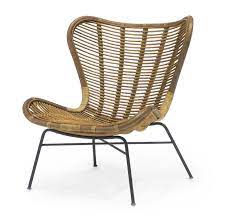 Pole Rattan Butterfly Chair Mecox Gardens In 2021 Rattan Lounge Chair Chair Wicker Chair