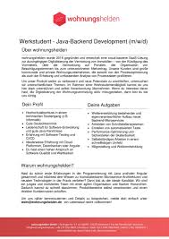 Decompose existing monolithic code base into spring boot microservices. Wohnungshelden Twitterissa Bereit Fur Heldentaten Werkstudent Java Backend Developer M W D Bereichere Unser Team Und Schicke Uns Einfach Deinen Cv An Team Wohnungshelden De Looking For A Hero Working Student Java Backend Developer M W D