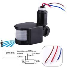 Motion detector lights are a good way to ward off unwanted intruders. 110 220v Outdoor Led Infrared Motion Sensor Detector Wall Light 140 Degree Sensors For Electric Tools Motion Sensor Lights Motion Lights Lamp Switch