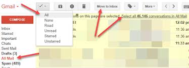 Tick it, and every email on the page will be selected. Export All Email From Gmail