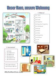Egal, ob haus oder wohnung. Unser Haus Unsere Wohnung Deutsch Lernen Arbeitsblatter Grundschule Hausunterricht