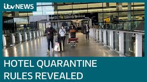 Travel to the uk from the united arab emirates, burundi and rwanda will be banned as the government takes further action to prevent the spread of the covid variant first found in south africa. Hotel Quarantine To Be Compulsory For Arrivals From Red List Countries Says Pm Itv News Youtube