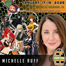 She's bringing the victory! It's Michelle Ruff… voice of your favorite  characters from Street Fighter, Persona, Sword Art Online, Jojo's Bizarre  Adventure, and so much more! You'll be able to meet her