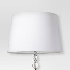 While glass and touch lamps make for an elegant finish, our range of lighting. Drum Linen Lamp Shade White Large Threshold Target