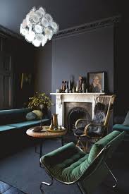 Let It Be Pinned Dark Living Rooms Dark Interiors Interior