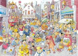 Love These Wasgij Jigsaw Puzzles Great Brainteaser Jigsaw Puzzle Concept If You Re Looking For Fun Unique Cart Puzzle Art Illustration Art Cartoon Art Styles