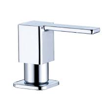 chrome brass square soap dispenser fit