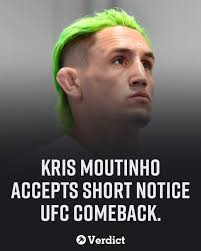 Kris Moutinho resigns with UFC to fight Malcolm Wellmaker at #UFCAtlanta 💚