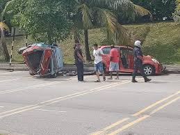 Baby auliya atau panggilan manja yang selalu ibu panggil adik faz. Rempuh Van Hingga Terbalik Pemandu Myvi Ditahan Polis Video Buzzkini