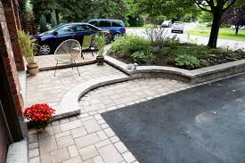 Alternatives for gravel include concrete. Interlock Driveways Driveway Extensions A Z Interlock Ottawa
