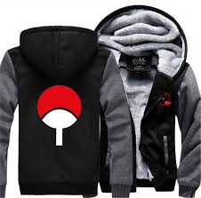 Sasuke The Uchiha Clan Jacket Sweatshirts Hoodie Black Hooded Jacket Hoodies Men