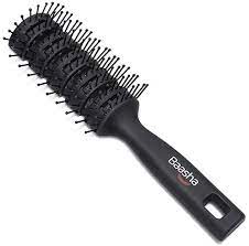 Brushes with smaller vents tend to offer more control when you're styling your hair. Baasha Hair Brush Vent Brush For Men Women Vent Brushes For Hair Vented Brush For Blow Drying Mens Short Hair Brush With Ball Tipped Bristles Best Mens Vented Brush For Wet
