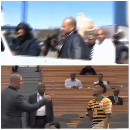 BREAKING NEWS Stuart James Scharnick has been arrested Journalist Herman  Moloi laid a charge of intimidation against Stuart James Scharnick at the  Madlanga Commission Scharnick allegedly confronted Moloi over a photo during