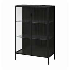 Bon état, petite boursouflure bas (photo) et petite corrosion pied droit. Meuble Vitrine Buffet Vitrine Pas Cher Ikea