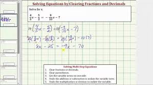 Division property of square and cube roots. Solve An Equation With Fractions And Variables On Both Sides Clear Fractions Apho2018