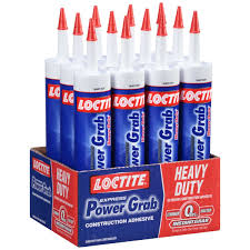 $5.99 advanced construction adhesive technology specifically designed to bond most plastic tub surround units, including polystyrene, acrylic, abs, and pvc, to waterproof drywall, exterior grade wood, sanded tile board, and sanded ceramic tile. Loctite Power Grab Heavy Duty Adhesive From Buymbs Com