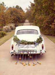 15 Fab Just Married Car Ideas Weddingsonline Coches De Boda Decoraciones De Coches De Boda Boda