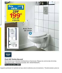 Grohe, pack wc, suspendu, pack wc castorama, suspendu castorama, solido bau air, solido bau air castorama, grohe castorama. Offre Pack Wc Suspendu Pack Wc Solido Bausail Grohe Chez Castorama