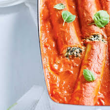 Cannellonis Ricotta Epinards Sauce Rosee Ricardo Recipe Cannelloni Cannelloni Recipes Ricotta