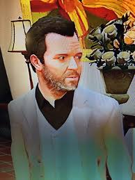 Looks like a life of crime hasn't been kind to Michael. Grey beard randomly  appearing. : r/GTAV