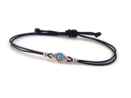 Bracelet Oeil Bleu Turquoise Porte Bonheur Bijou Minimaliste Leather Bracelet Jewelry Bracelets
