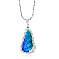 Mood Tide Pendant By Opal Minded Australian Opal Jewelry Opal Jewelry Australian Opal Pendant