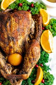 Serve the turkey on a big, pretty platter with orange slices and greenery if you wanna be fancy. Juicy Buttermilk Brined Roast Turkey Recipe Queenslee Appetit