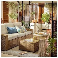 Solleron 3 Seat Modular Sofa Outdoor Brown Froson Duvholmen Beige Ikea Rattan Garden Furniture Outdoor Furniture Modular Sofa