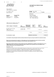 Adressen und niederlassungen der assura in der schweiz. Decompte De Prestation En Faveur D Assura Par Assura Fichier Pdf