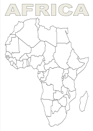 Great free printable map for your students at geography or history class and for filling the blank map with the corresponding country name. Jungle Maps Map Of Africa Template