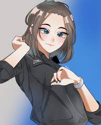 Wallpaper hd of sam samsung virtual assistant, samsung, women, brunette, blue eyes, smiling, bra, artwork, fan art, digital art. 9yc4ecspz58atm