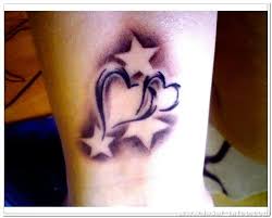 See over five thousand heart tattoo designs. Hearts And Stars Tattoo Star Tattoo Designs Heart Tattoo Designs Simple Heart Tattoos