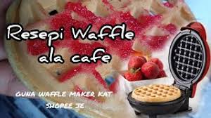 ** perkara utama yang anda perlu ada adalah waffle maker, nak mudah beli aje waffle ajaib ini. Resepi Waffle Mudah Guna Mini Waffle Maker Shopee Jew Youtube