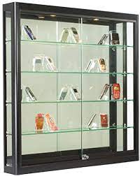 This really is where metal storage cabinets out shine wooden and plastic storage solutions, as they degrade much more quickly than their metal counter parts. Wall Mounted Black Aluminum Glass Display Cabinet Illuminated Locking Sliding Glass Doors Ships Fully Assembled Buy Online In United Arab Emirates At Desertcart Ae Productid 7509625